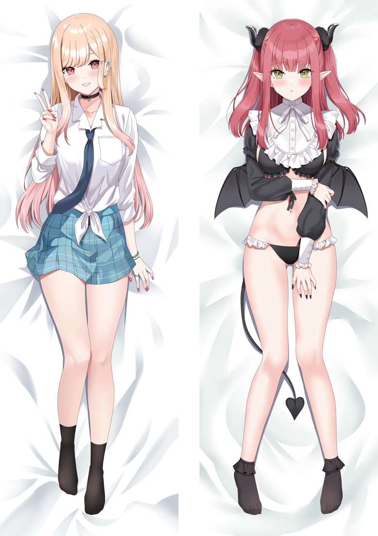 My Dress-Up Darling Kitagawa Marin Anime Dakimakura Pillow 3D Japanese Lover Pillows